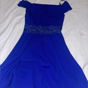 Blue homecoming dress